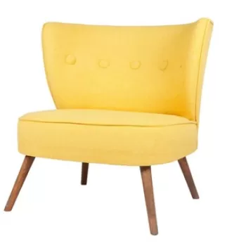 Fotoliu, Zeon, 558ZEN1107, Lemn, Galben imagine