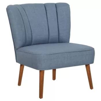 Fotoliu, Zeon, 558ZEN1151, Lemn, Albastru indigo imagine