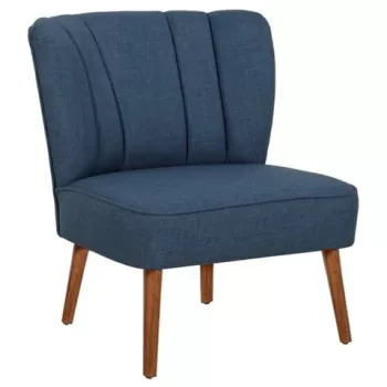 Fotoliu, Zeon, 558ZEN1153, Lemn, Albastru navy imagine