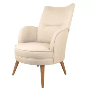 Fotoliu, Zeon, 558ZEN1155, Lemn, Crem imagine