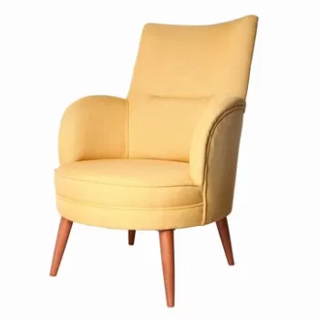 Fotoliu, Zeon, 558ZEN1161, Lemn, Galben imagine