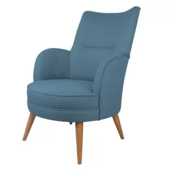 Fotoliu, Zeon, 558ZEN1162, Lemn, Albastru imagine