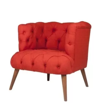 Fotoliu, Zeon, 558ZEN1183, Lemn, Caramiziu imagine