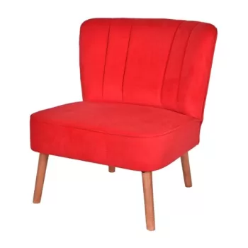 Fotoliu, Zeon, 558ZEN1402, Lemn, Rosu imagine