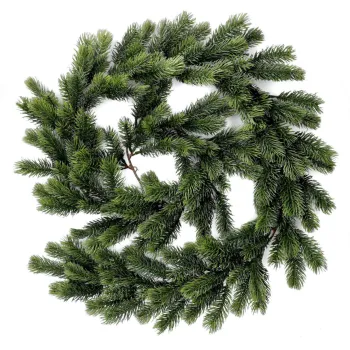 Ghirlanda decorativa Dula, Homla, 190x17 cm, plastic, verde imagine