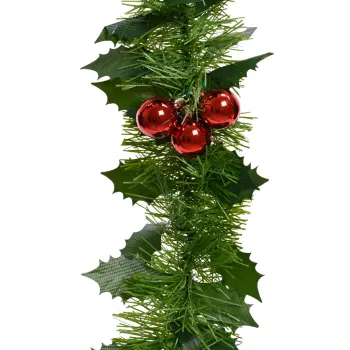 Ghirlanda decorativa Tinsel, Decoris, 200x12 cm, PVC, verde imagine