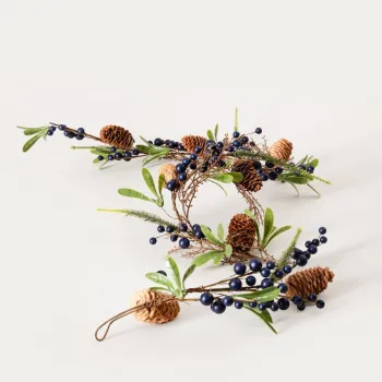 Ghirlanda decorativa Tundra, Homla, 120 cm, plastic, multicolor imagine