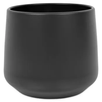 Ghiveci Amber, 21x18 cm, ceramica, gri imagine