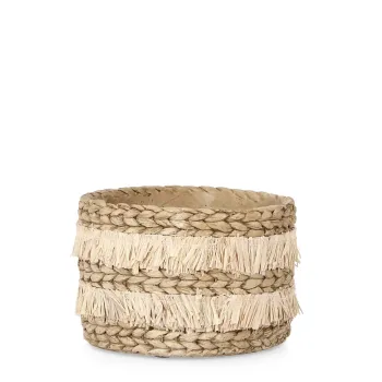 Ghiveci Colombia, Bizzotto, 23.5x16 cm, ciment, natural imagine