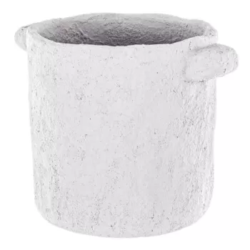 Ghiveci, Ercolano Basin, Bizzotto, 22x16.5x16.5 cm, ciment, alb imagine
