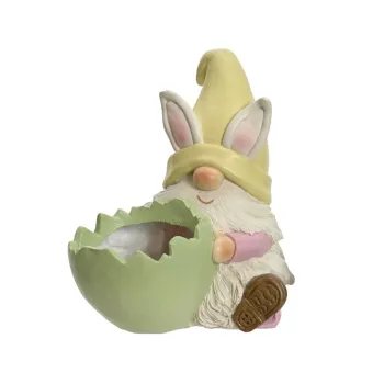 Ghiveci Ghome Egg, Decoris, 14 x 12 x 17.5 cm, polirasina imagine