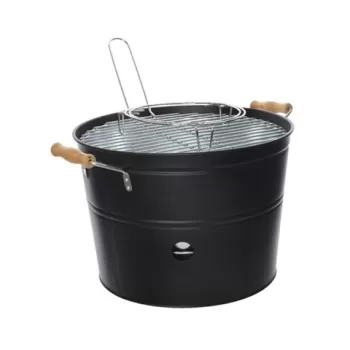 Gratar BBQ, Decoris, 33x40x24 cm, metal, negru imagine