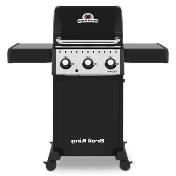 Gratar CROWN 310 Broil King, 118.1x58.4x116.8 cm, inox/fonta, negru/gri imagine