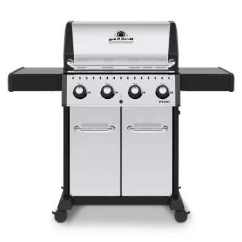 Gratar CROWN S420 Broil King, 142x58x117 cm, inox/fonta, negru/gri imagine