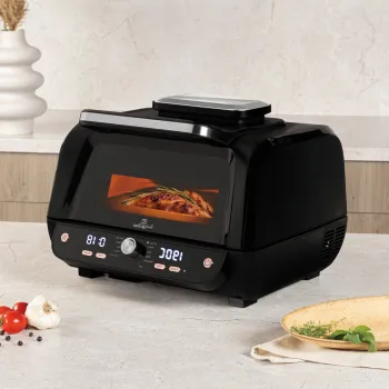 Gratar electric 12 in 1 Berlinger Haus, Black Rose, 1750W, 6 L, 40x40x25.5 cm, negru imagine