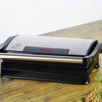 Gratar electric Berlinger Haus, Eternal, 700W, 23x14.5 cm, argintiu/negru imagine