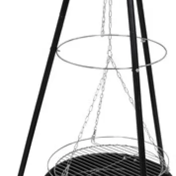 Gratar Kettle, 79x151 cm, zinc, negru imagine