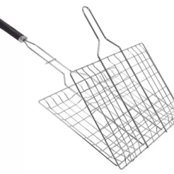 Gratar pentru hamburger, 22x35 cm, metal imagine