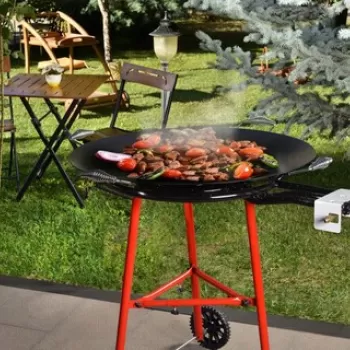 Gratar, Rinng, 446RNG1107, Metal, Negru imagine