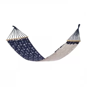 Hamac Anchor cu bare de lemn, 200x80 cm, Heinner imagine