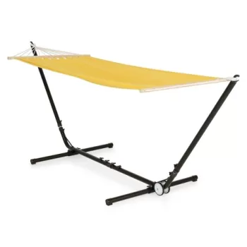 Hamac gradina/terasa, Hammock, 200 x 100 cm, galben imagine