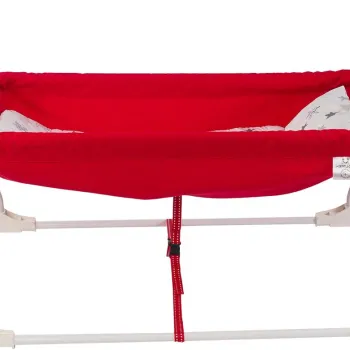 Hamac pentru bebelusi, Wallxpert, Marmaris, Metal, Rosu imagine