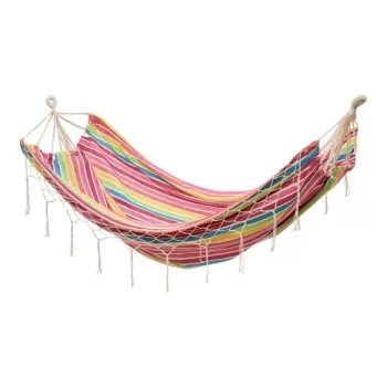 Hamac Pink&Yellow, Heinner, 200x160 cm, policoton, roz/galben imagine