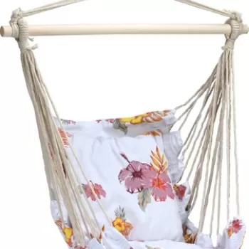 Hamac tip scaun Flower, 100x60 cm, multicolor imagine