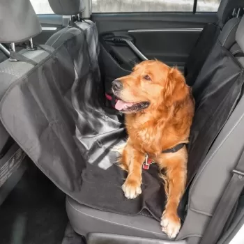 Husa auto de protectie pentru caini InnovaGoods, 120 x 140 cm, poliester imagine