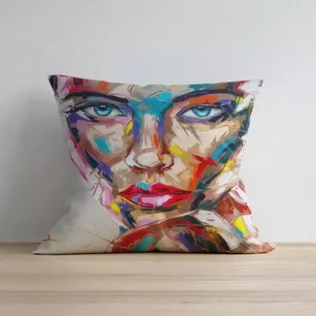 Husa de perna, a1022, 43x43 cm, 50% Bumbac / 50% Poliester, Multicolor imagine