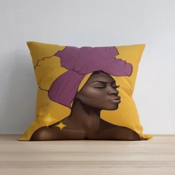 Husa de perna, a1023, 43x43 cm, 50% Bumbac / 50% Poliester, Multicolor imagine