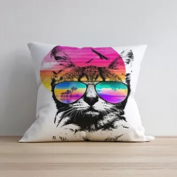 Husa de perna, a1026, 43x43 cm, 50% Bumbac / 50% Poliester, Multicolor imagine