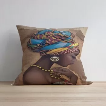 Husa de perna, a1039, 43x43 cm, 50% Bumbac / 50% Poliester, Multicolor imagine