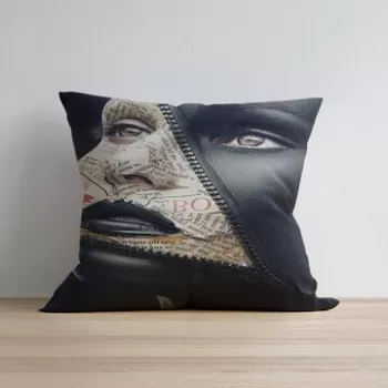 Husa de perna, a1040, 43x43 cm, 50% Bumbac / 50% Poliester, Multicolor imagine