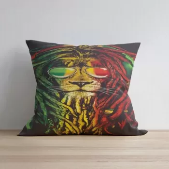Husa de perna, a1048, 43x43 cm, 50% Bumbac / 50% Poliester, Multicolor imagine