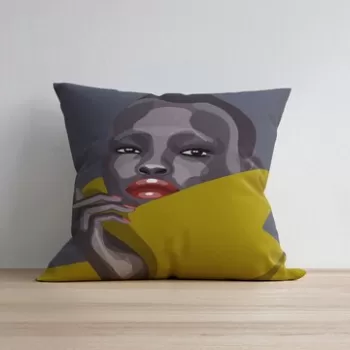 Husa de perna, a1049, 43x43 cm, 50% Bumbac / 50% Poliester, Multicolor imagine