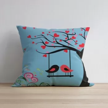 Husa de perna, a1066, 43x43 cm, 50% Bumbac / 50% Poliester, Multicolor imagine