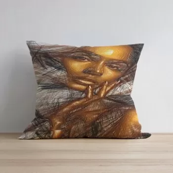 Husa de perna, a1074, 43x43 cm, 50% Bumbac / 50% Poliester, Multicolor imagine