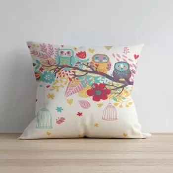Husa de perna, a1078, 43x43 cm, 50% Bumbac / 50% Poliester, Multicolor imagine