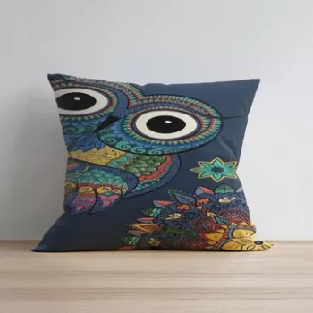 Husa de perna, a1088, 43x43 cm, 50% Bumbac / 50% Poliester, Multicolor imagine