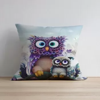 Husa de perna, a1089, 43x43 cm, 50% Bumbac / 50% Poliester, Multicolor imagine