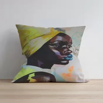 Husa de perna, a1095, 43x43 cm, 50% Bumbac / 50% Poliester, Multicolor imagine