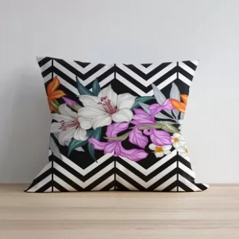 Husa de perna, a1096, 43x43 cm, 50% Bumbac / 50% Poliester, Multicolor imagine