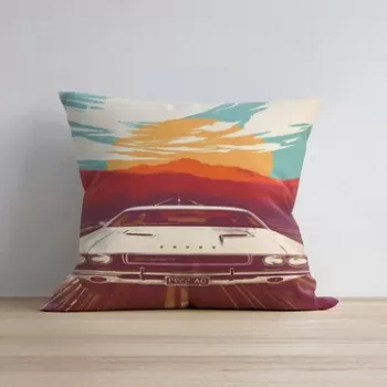 Husa de perna, a1098, 43x43 cm, 50% Bumbac / 50% Poliester, Multicolor imagine