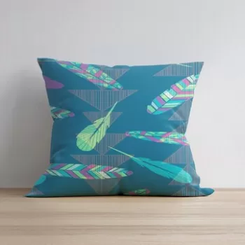 Husa de perna, a1111, 43x43 cm, 50% Bumbac / 50% Poliester, Multicolor imagine