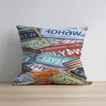 Husa de perna, a1118, 43x43 cm, 50% Bumbac / 50% Poliester, Multicolor imagine