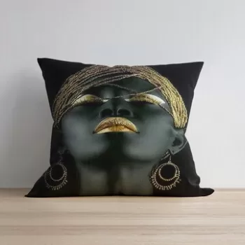 Husa de perna, a1123, 43x43 cm, 50% Bumbac / 50% Poliester, Multicolor imagine