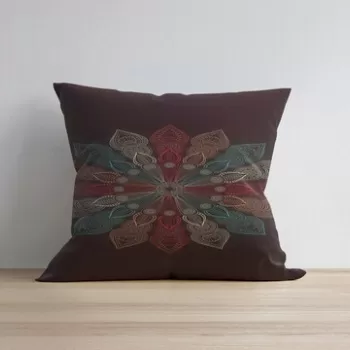 Husa de perna, a1125, 43x43 cm, 50% Bumbac / 50% Poliester, Multicolor imagine