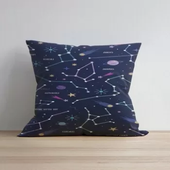 Husa de perna, a1126, 43x43 cm, 50% Bumbac / 50% Poliester, Multicolor imagine