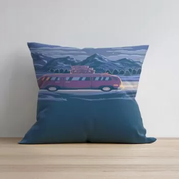 Husa de perna, a1128, 43x43 cm, 50% Bumbac / 50% Poliester, Multicolor imagine